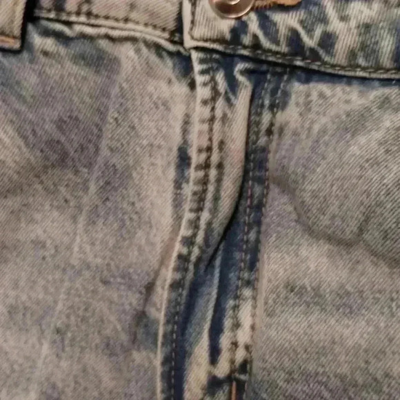 H&M wide leg blue jeans sz 8 worn once - Picture 3 of 6